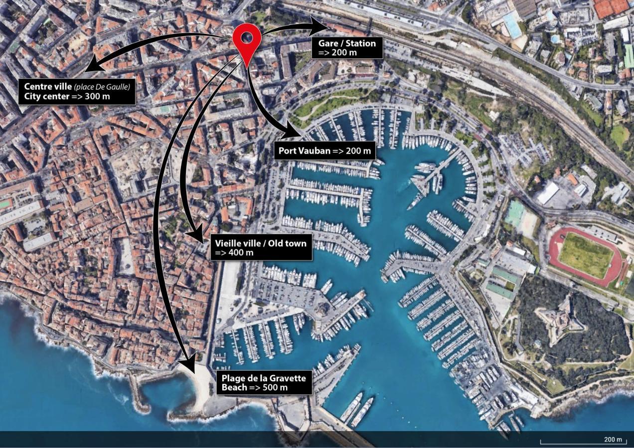 3p Refait A Neuf - Parking L430cm X W275cm * Antibes